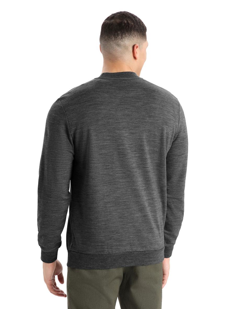 Sweat À Capuche Icebreaker Merino Shifter Long Sleeve Sweatshirt Homme Grise | FR 1277DFMN